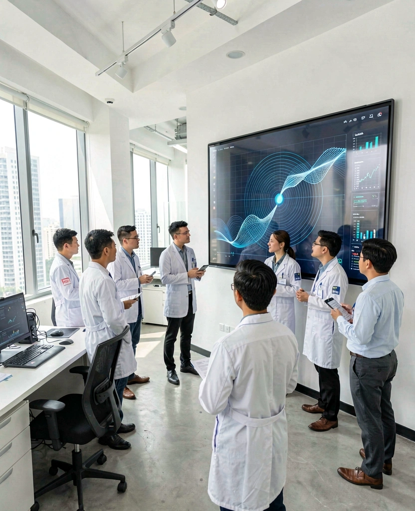 JadeCrest Research Team in discussion